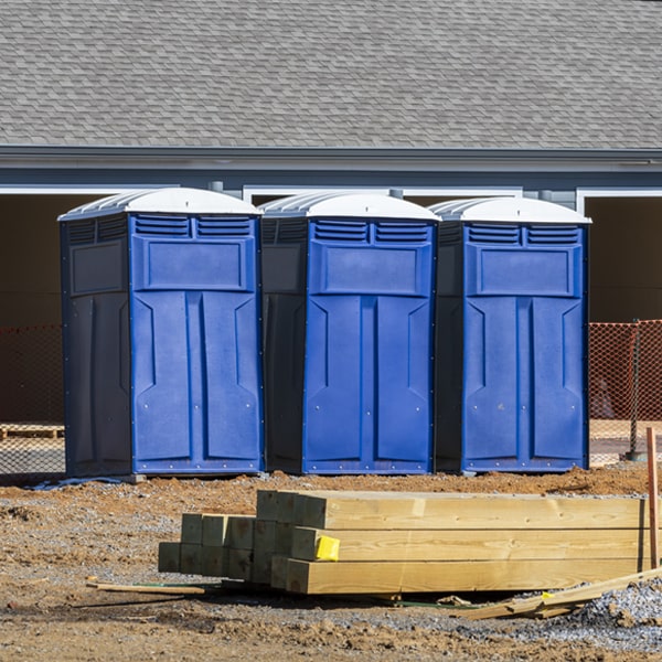 how do you ensure the porta potties are secure and safe from vandalism during an event in Dent MN